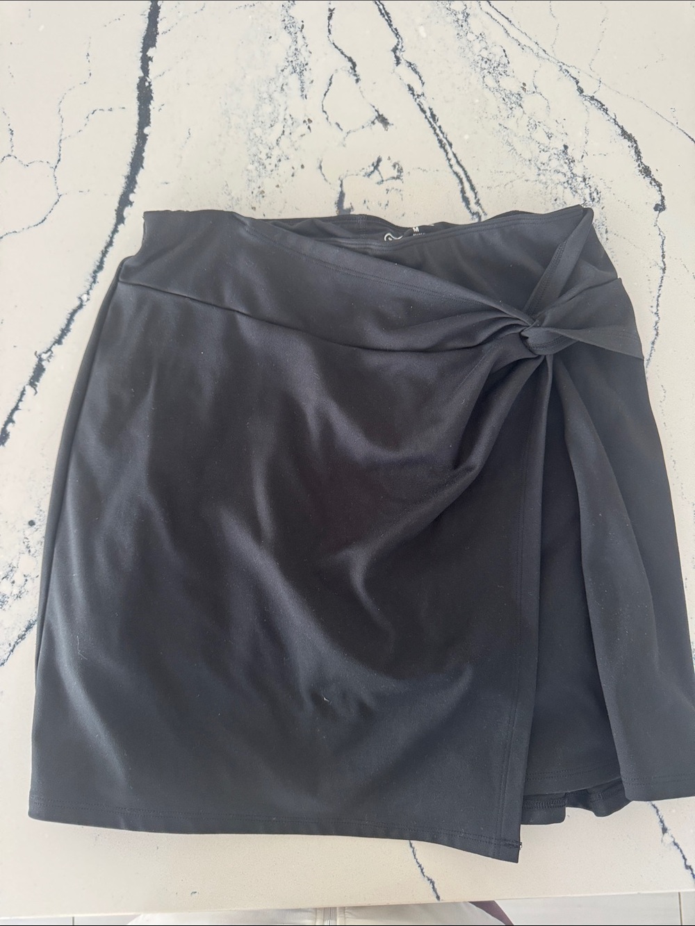 Gilly Hicks Black Knot-Detail Wrap Skirt - Women